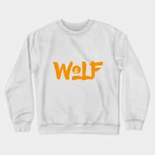 Wolf Word Crewneck Sweatshirt